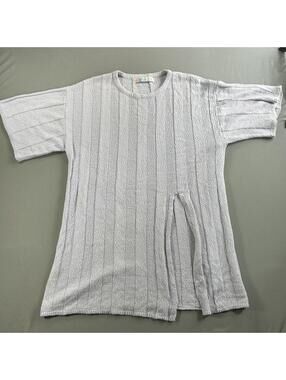 Free People FP Beach Lavender Purple Sweater Tunic Cover Up Size Medium